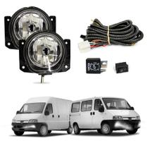 Kit Farol de Milha para Boxer 2004 a 2016 Auxiliar Neblina