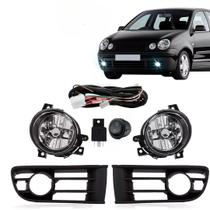 Kit Farol de Milha Polo 2003 a 2006 com Moldura + Botão Kit Farol de Milha Polo 2003 a 2006 com Moldura + Botão