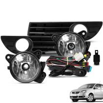 Kit Farol de Milha Polo 2007 a 2011 Botão Alternativo e Moldura Preto Kit Farol de Milha Polo 2007 a 2011 Botão Alternativo e Moldura Preto