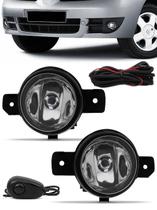 Kit Farol de Milha Renault Clio 2003 2004 2005 2006 2007 2008 2009 2010 2011 2012 Botão Alternativo