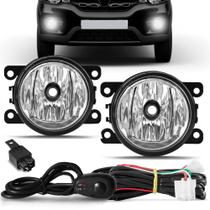 Kit Farol de Milha Renault Peugeot Citroen Jeep Universal Auxiliar Neblina