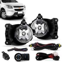 Kit Farol de Milha S10 Spin TrailBlazer 2017 a 2023 Botão Modelo Original