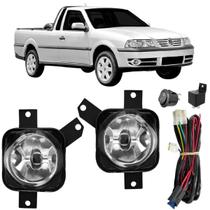 Kit farol de milha saveiro g3 1999 2000 2001 2002 03 04 2005