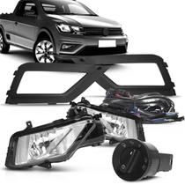 Kit farol de milha Saveiro G7 2017 a 2022 Gol e Voyage 2019 a 2022 molduras botão modelo original Kit farol de milha Saveiro G7 2017 a 2022 Gol e Voyage 2019 a 2022 molduras botão modelo original