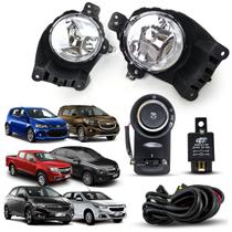 Kit Farol de Milha Sem Grade Onix 2012 2013 2014 2015 2016 2017 2018 2019