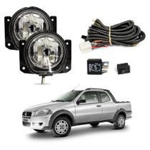 Kit Farol de Milha Strada 2001 a 2020 Auxiliar Neblina