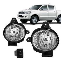 Kit Farol de Milha Toyota Hilux 20122015 Com Botão Original TG 0207006