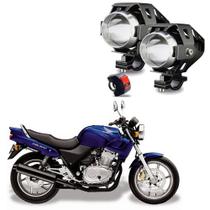 Kit Farol de Milha U5 Mini Moto Honda CB 500 1997 1998 1999 2000 2001 2002 2003 2004 2005