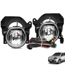Kit Farol de Milha Uno Strada Working 2011 a 2014 Botão Tic Tac