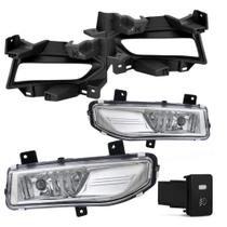Kit Farol De Milha Versa 2021 Moldura Preta Botão Modelo Original 2 Farois LD e LE Suits - STS304NS Kit Farol De Milha Versa 2021 Moldura Preta Botão Modelo Original 2 Farois LD e LE Suits - STS304NS