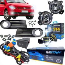Kit farol de milha volksvagen vw gol voyage saveiro geração 5 g5 2009 2010 2011 2012 + lampada de led s14 Kit farol de milha volksvagen vw gol voyage saveiro geração 5 g5 2009 2010 2011 2012 + lampada de led s14