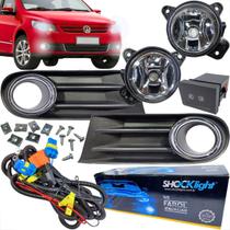 Kit farol de milha vw gol voyage saveiro volkswagen g5 2009 2010 2011 2012 botão modelo original Kit farol de milha vw gol voyage saveiro volkswagen g5 2009 2010 2011 2012 botão modelo original