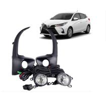 Kit Farol de Milha Yaris 2022/ Botão Modelo Original Suits