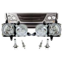 Kit Farol Duplo Compatível Mb Accelo 815 915C 1016 + Lâmpada