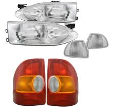 Kit Farol Duplo Pisca Ambar Lanterna Tricolor Strada 1999 2000 Kit Farol Duplo Pisca Ambar Lanterna Tricolor Strada 1999 2000