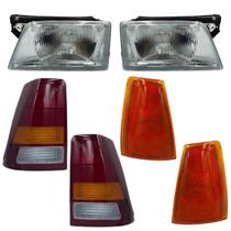 Kit Farol E Lanterna Ambar E Pisca Ambar Kadett 89 A 1998