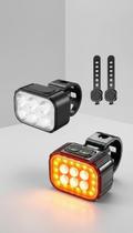 Kit Farol e Lanterna Bike 6 Leds USB Kit Farol e Lanterna Bike 6 Leds USB