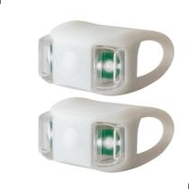Kit Farol E Lanterna Em Silicone Branco A85-b Acte Sports