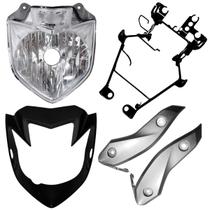 Kit Farol Fazer250 11 A 16 Carenagem Farol Bananinha Aranha
