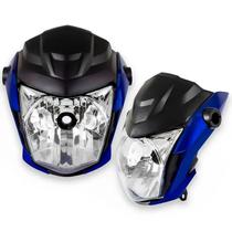 Kit Farol Frente Completo Aranha Fan 160 2022 Azul Kit Farol Frente Completo Aranha Fan 160 2022 Azul