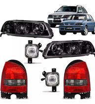 Kit Farol Gol G3 Mascara Negra E Par Lanterna Fumê E Milha Kit Farol Gol G3 Mascara Negra E Par Lanterna Fumê E Milha