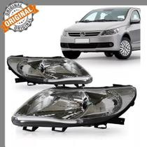 Kit Farol Gol Saveiro Voyage G5 Foco Simples Máscara Cromada 2008 2009 2010 2011 2012 2013 Kit Farol Gol Saveiro Voyage G5 Foco Simples Máscara Cromada 2008 2009 2010 2011 2012 2013