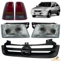 Kit Farol + Lanterna Fume + Grade Radiador Kadett 96 97 1998