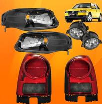 Kit Farol Lanterna Milha G4 Gol G4