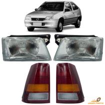 Kit Farol + Lanterna Tricolor Kadett 1989 90 91 92 93 Á 1998