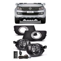 Kit Farol Milha Amarok 2010 2011 2012 A 2015 Botao Original