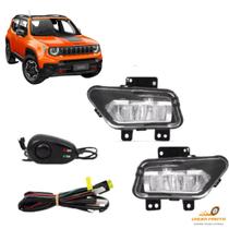 Kit Farol Milha Auxiliar Jeep Renegade 2021 2022 Kit Farol Milha Auxiliar Jeep Renegade 2021 2022