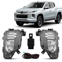 Kit Farol Milha Auxiliar L200 Triton 2020 2021 S/ Led Kit Farol Milha Auxiliar L200 Triton 2020 2021 S/ Led