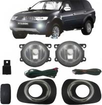 Kit farol milha auxiliar l200 triton dakar 2012 a 2013