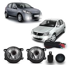 Kit Farol Milha Auxiliar Logan 12/14 Sandero 11/14 Kit Farol Milha Auxiliar Logan 12/14 Sandero 11/14