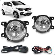 Kit Farol Milha Auxiliar Mobi 2016 a 2022 Sem Grade