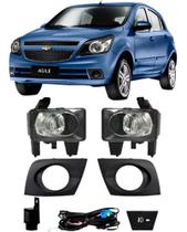 Kit Farol Milha Auxiliar Neblina Agile 2009 À 2013 Com Grad Kit Farol Milha Auxiliar Neblina Agile 2009 À 2013 Com Grad