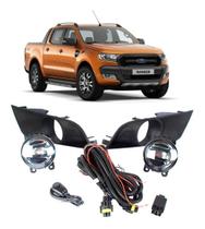 Kit Farol Milha Auxiliar Neblina Ford Ranger 2016 17 18 2019