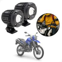 Kit Farol Milha Auxiliar Neblina Led 30w 12v 24v XTZ 250 Lander 249cc 2007 2008 2009 2010 até 2024