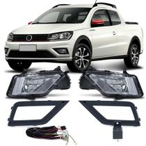Kit Farol Milha Auxiliar Saveiro G7 2016 2017 2018 Gol Track G7 2017 2018 Botão Universal Lente Cristal Lisa Acrílico Kit Farol Milha Auxiliar Saveiro G7 2016 2017 2018 Gol Track G7 2017 2018 Botão Universal Lente Cristal Lisa Acrílico