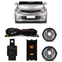 Kit Farol Milha Auxiliar Tiida 07 A 11 C/chicote S/moldura