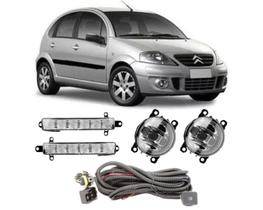 Kit Farol Milha C3 2009 2010 2011 2012