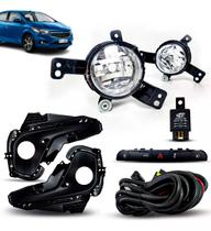 Kit Farol Milha Com Grade Onix 2020 2021 2022 2023