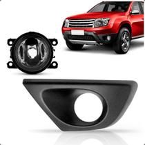 Kit Farol Milha Com Moldura Para Duster 2016 A 2020 Esquerdo