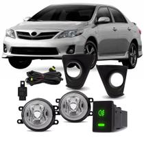Kit Farol Milha Corolla 2012/2014 c/Grade Preta Kit Farol Milha Corolla 2012/2014 c/Grade Preta