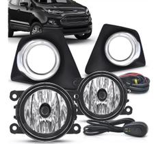 Kit Farol Milha Ecosport 2013 A 2017 Cromado Botão Universal FGS0404FD Suns Kit Farol Milha Ecosport 2013 A 2017 Cromado Botão Universal FGS0404FD Suns