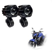 Kit Farol Milha F-12 Mini Yamaha Fazer 250 2005 2006 2007 2008 2009 2010 2011 2012 2013 até 2020