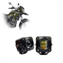 Kit Farol Milha F-13 Mini Moto XRE 190 2016 2017 2018 2019 2020 2021 2022 2023 2024