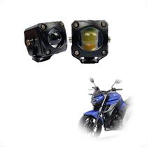 Kit Farol Milha F-13 Mini Yamaha Fazer 250 2005 2006 2007 2008 2009 2010 2011 2012 até 2020