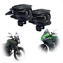 Kit Farol Milha F-16 Kawasaki Versys 300 2017 2018 2019 2020 2021 2022 2023 2024