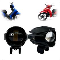 Kit Farol Milha F12 Moto Honda Biz 125 2001 2002 2003 2004 2005 2006 2007 2008 2009 2010 até 2019 Kit Farol Milha F12 Moto Honda Biz 125 2001 2002 2003 2004 2005 2006 2007 2008 2009 2010 até 2019